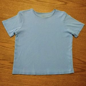 Christopher & Banks Light Blue Womens top